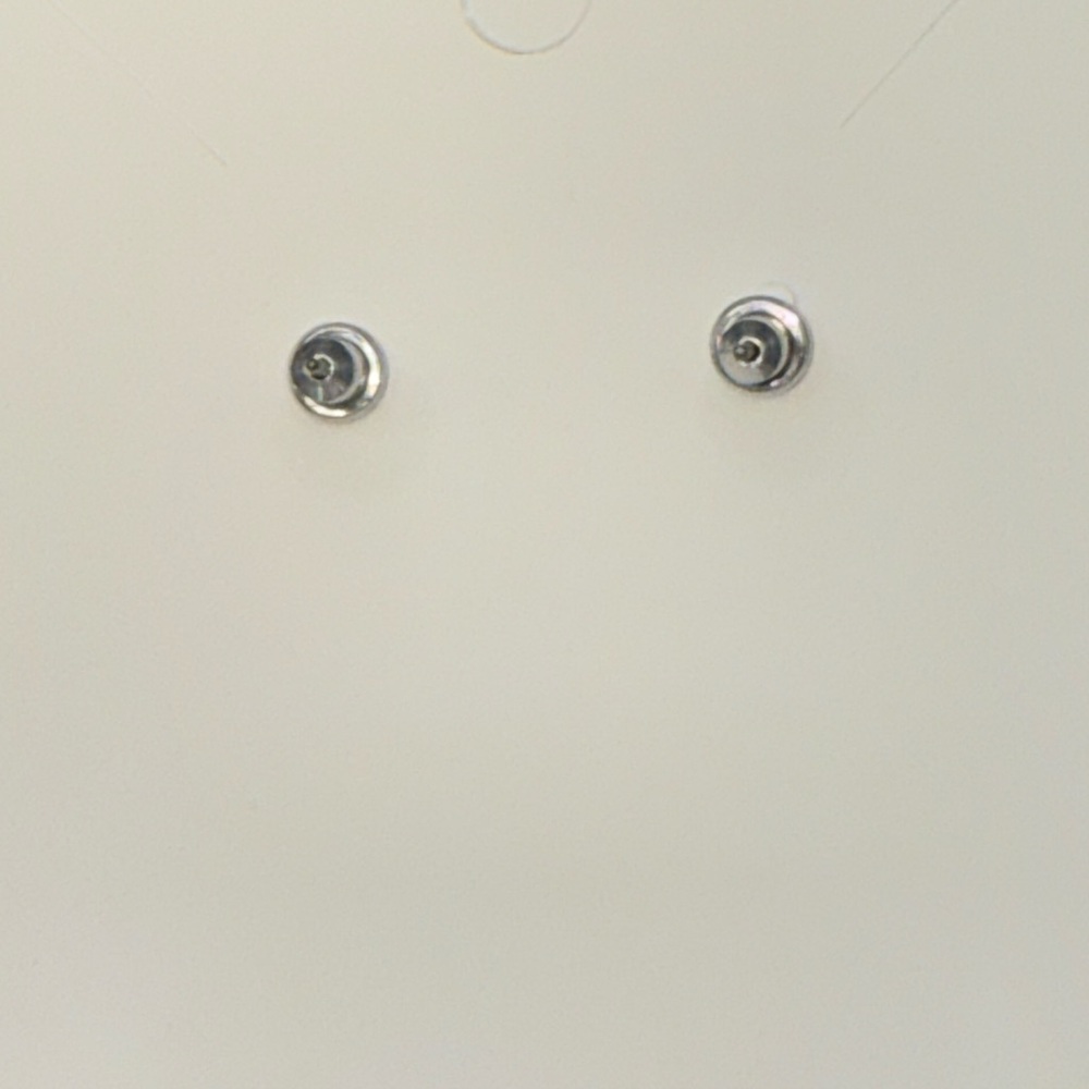 Chic Silver Ball Stud Earrings - image 2